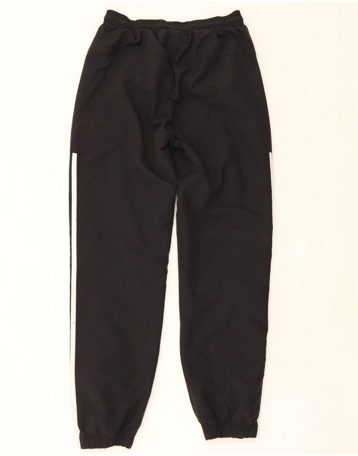 Adidas Boys Tracksuit Trousers Joggers 13-14 Years Black Polyester