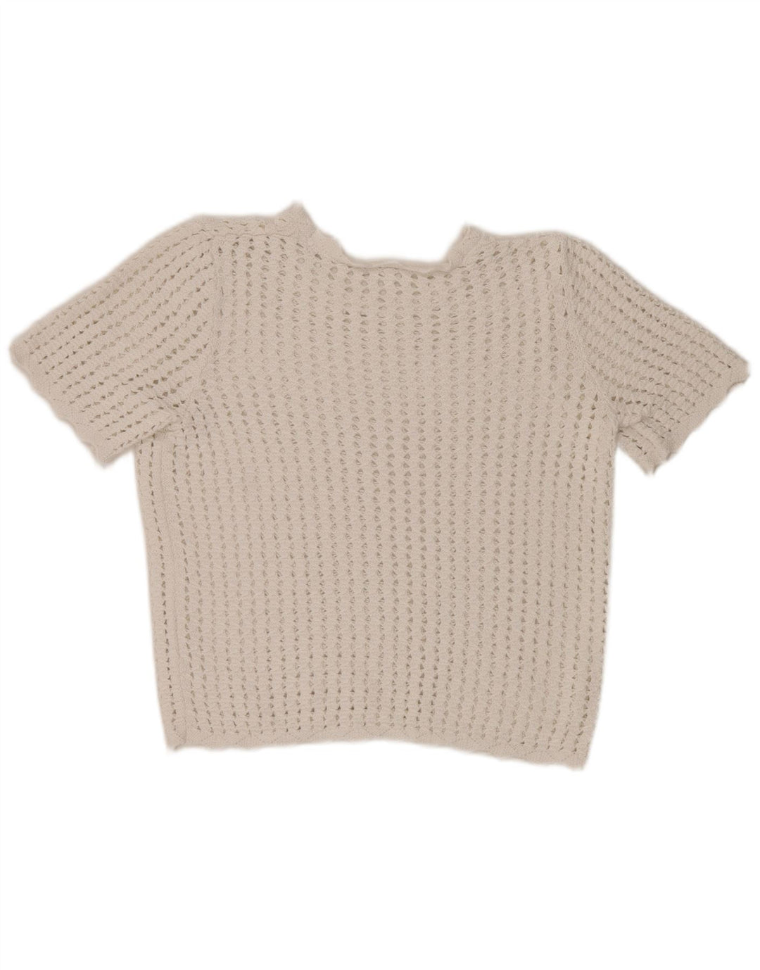 Gap Γυναικεία μπλούζα με βελονάκι Top UK 14 Medium White