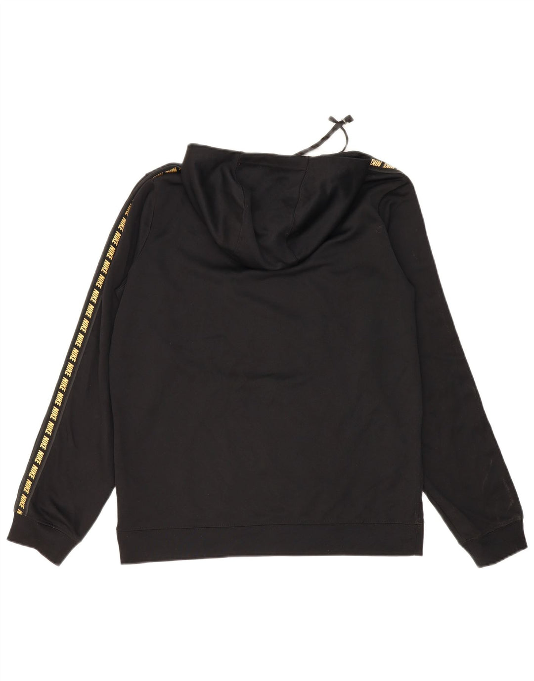NIKE Mens Graphic Hoodie Jumper Medium Black Polyester Sports