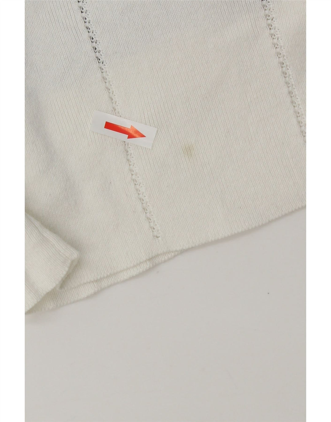 Emporio Armani Womens Crop Off Shoulder Top IT 42 Medium White Ride