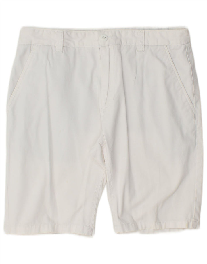 VINTAGE Ανδρικό σορτς Chino IT 48 Medium W32 Λευκό βαμβακερό