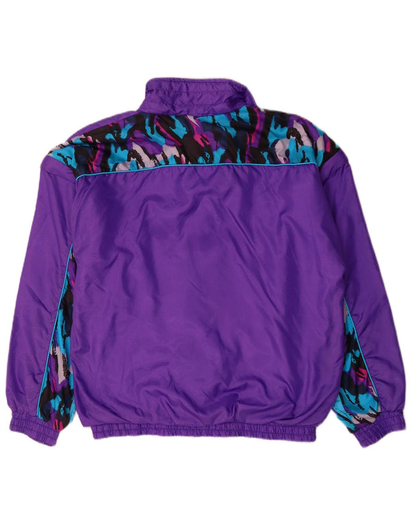 Ανδρική φόρμα VINTAGE Top Jacket Medium Purple Colourblock Nylon
