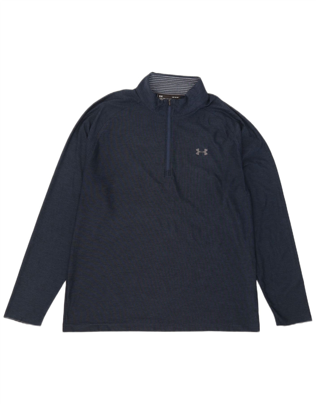 Under Armour Ανδρική φόρμα αθλητικής φόρμας πουλόβερ με λαιμόκοψη με φερμουάρ Top Large Navy Blue Flecked