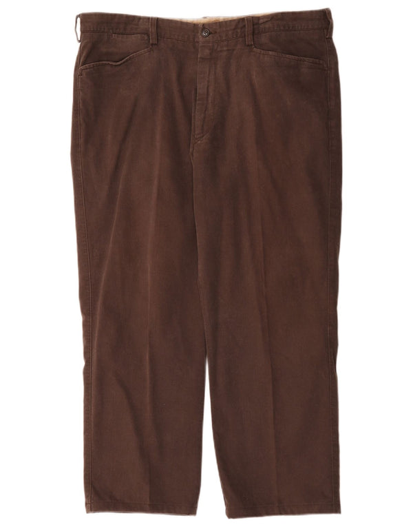 Ανδρικό ίσιο καθημερινό παντελόνι Henry Cottons IT 54 2XL W42 L26 Καφέ βαμβακερό