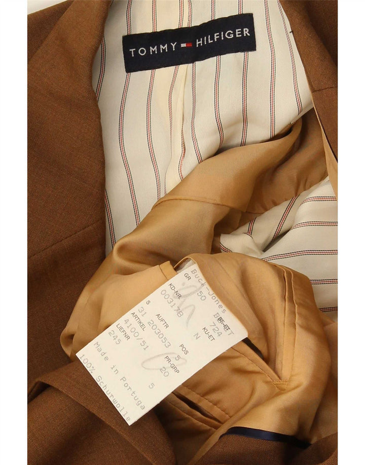 Tommy Hilfiger Ανδρικό σακάκι με 3 κουμπιά σακάκι IT 50 μεγάλο μπεζ μαλλί