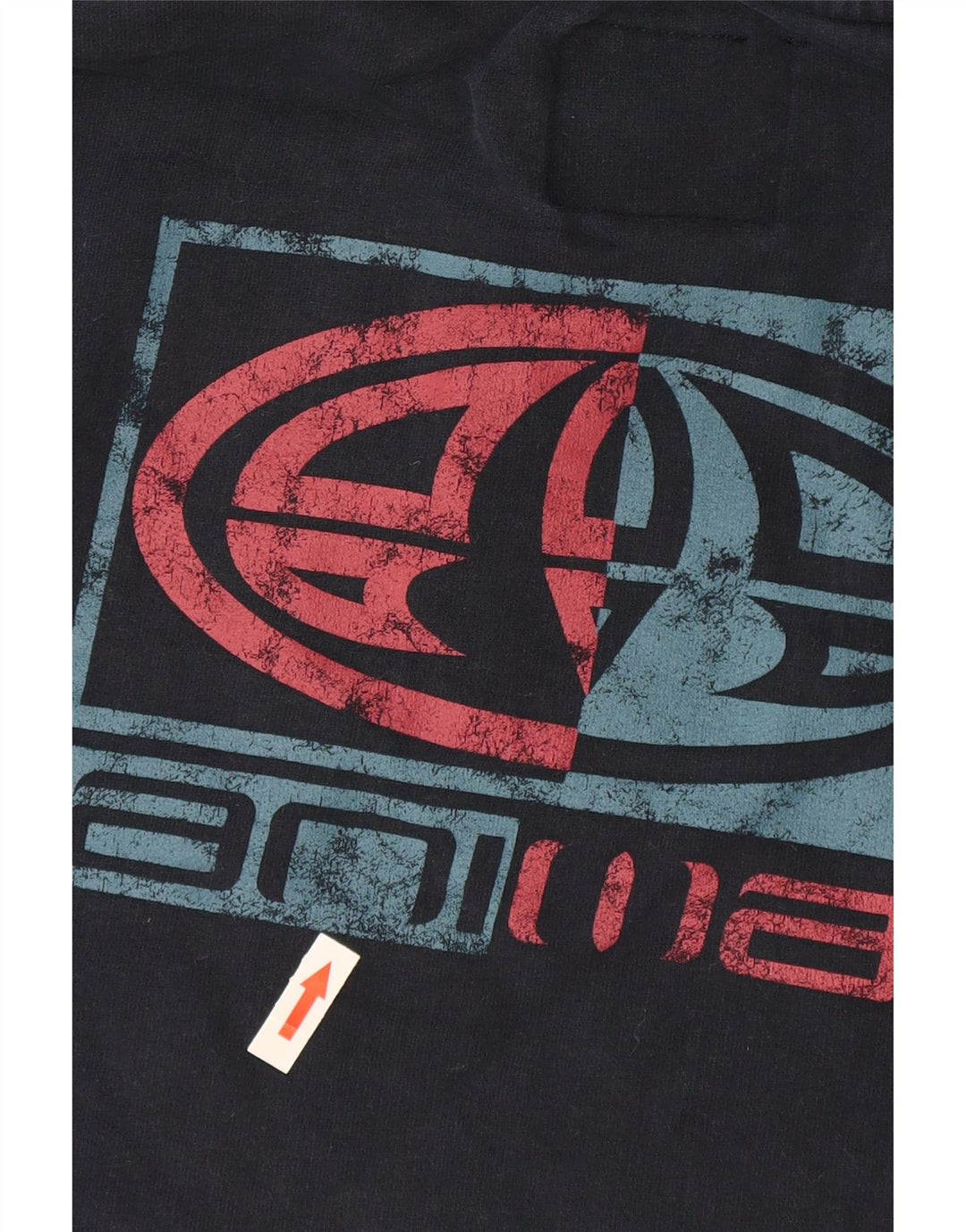 Ανδρικό Animal Graphic Hoodie Jumper Μικρό Ναυτικό Βαμβακερό