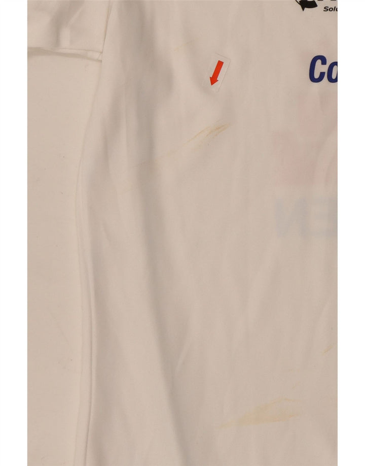 Ανδρικό γραφικό T-Shirt Climalite ADIDAS Top Small White Polyester