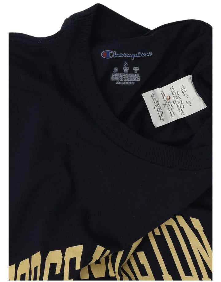 Ανδρικό γραφικό μπλουζάκι Champion George Washington Top Small Navy Blue Cotton