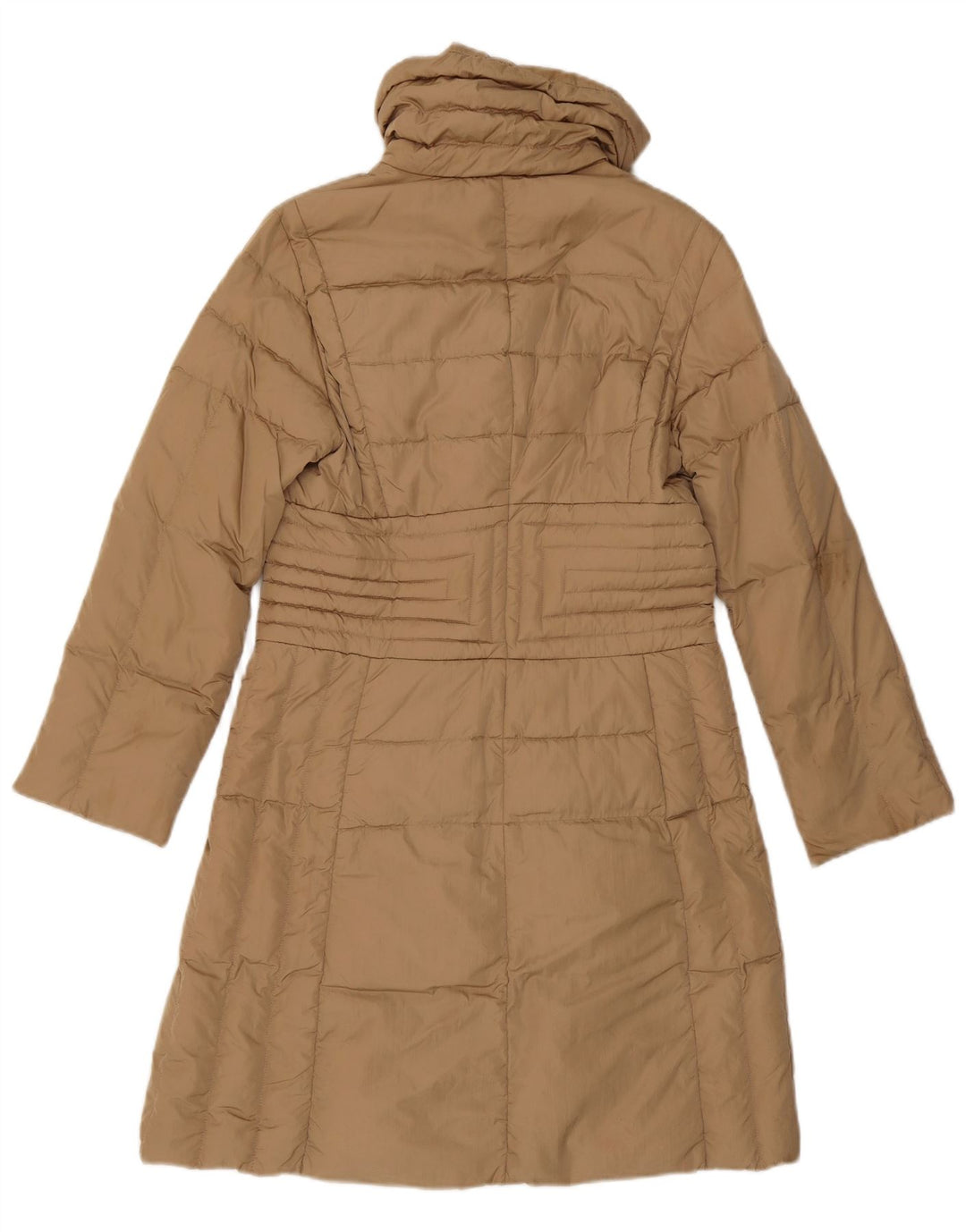 Moncler Γυναικείο παλτό με επένδυση μεγέθους 2 Medium Beige Polyamide