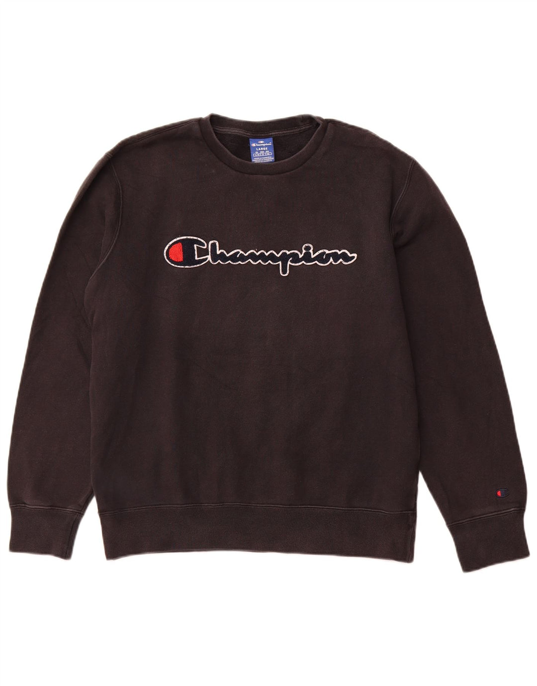 CHAMPION Ανδρικό γραφικό φούτερ Jumper Large Μαύρο
