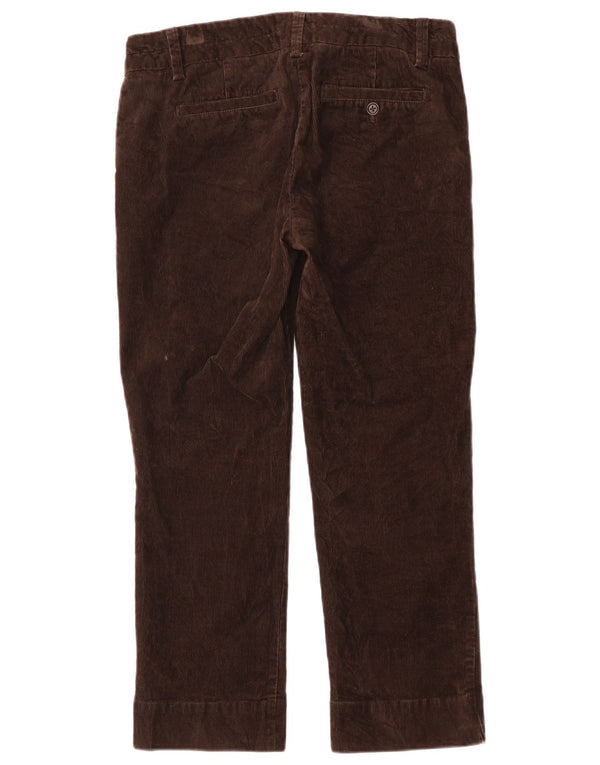 J. Crew Womens City Fit Crop Corduroy Παντελόνι US 6 Medium W32 L26 Brown