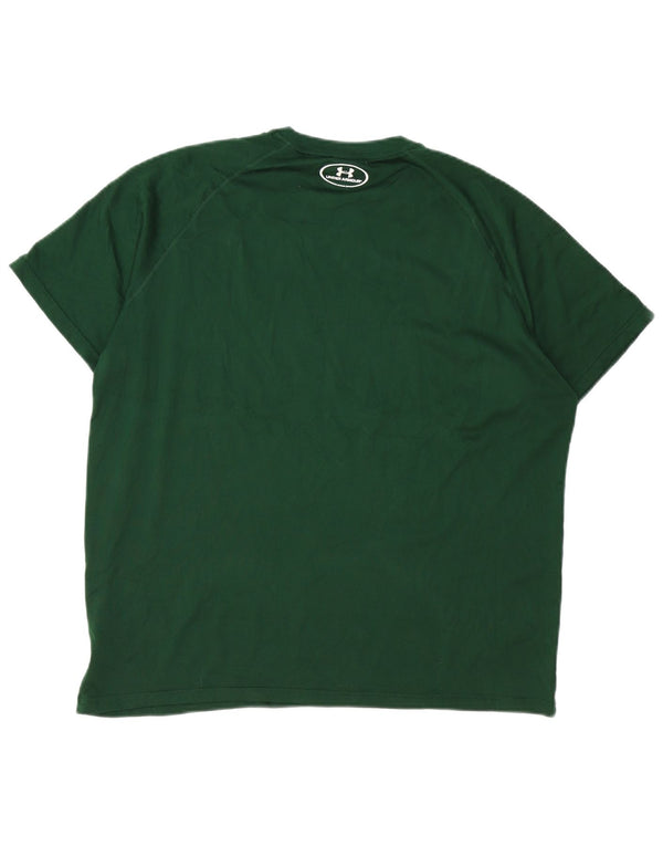 Ανδρικό μπλουζάκι θερμότητας UNDER Armour Top Large Green Polyester