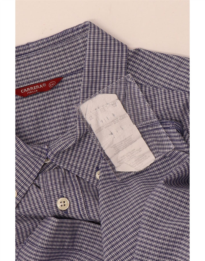 Ανδρικό πουκάμισο Carrera 2XL Blue Check Cotton