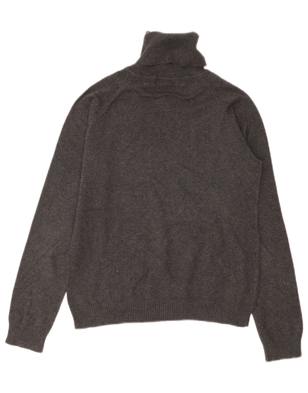 Zara Γυναικείο πουλόβερ με ρολό λαιμόκοψη UK 14 Large Grey