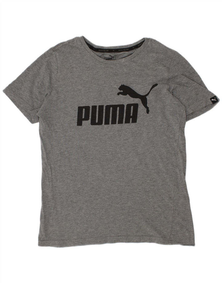 Puma Boys Graphic T-Shirt Top 11-12 Years Grey
