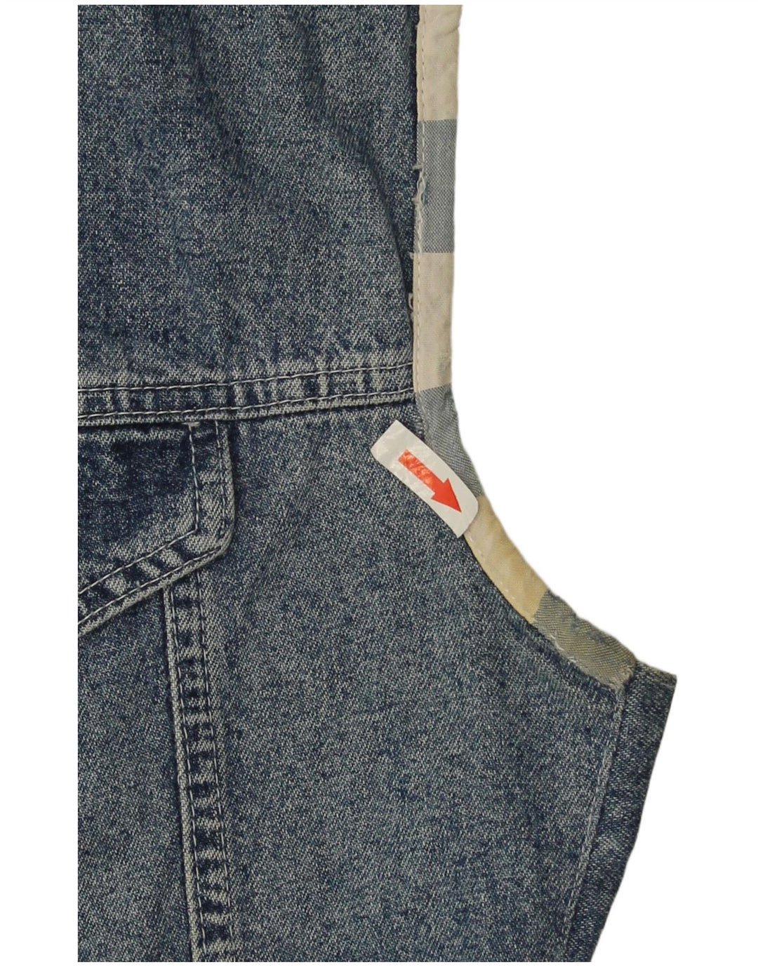 Squaw Womens Denim Gilet UK 10 Small Blue
