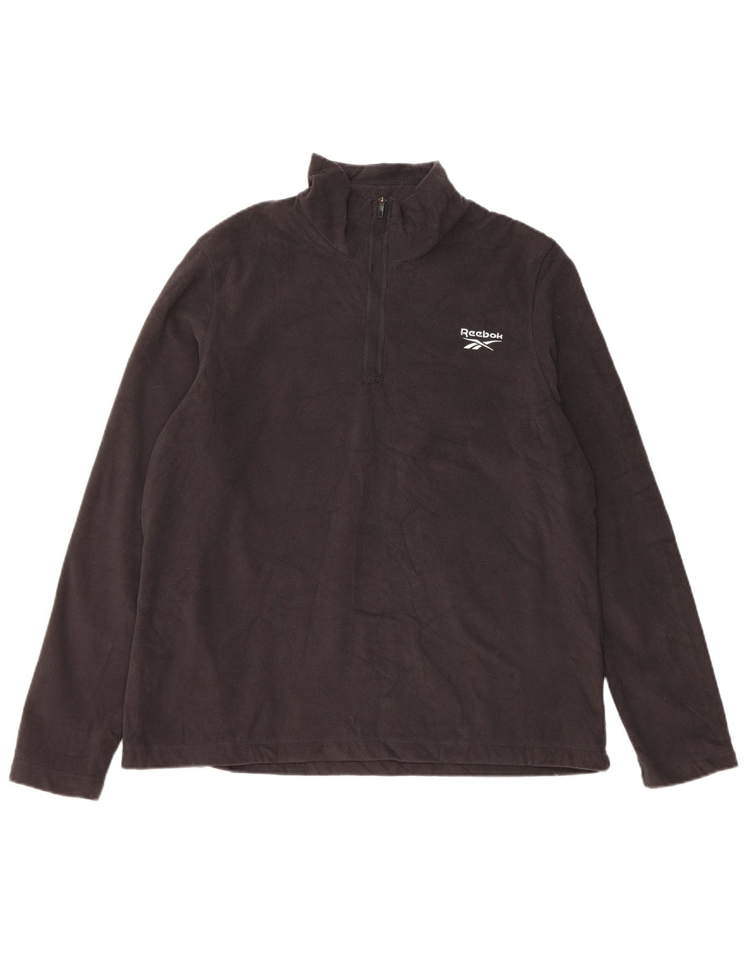 REEBOK Ανδρικό φερμουάρ Fleece Jumper XL Μαύρο Πολυεστέρας