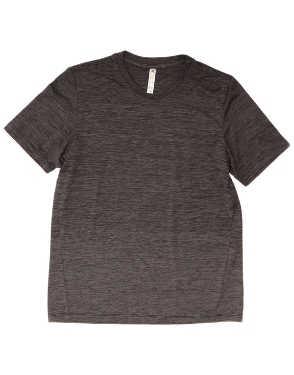 Ανδρικό T-Shirt Adidas Top Medium Grey Flecked Polyester