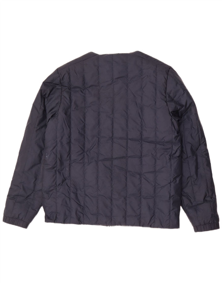Adidas Ανδρικό μπουφάν UK 40 Large Navy Blue Polyester