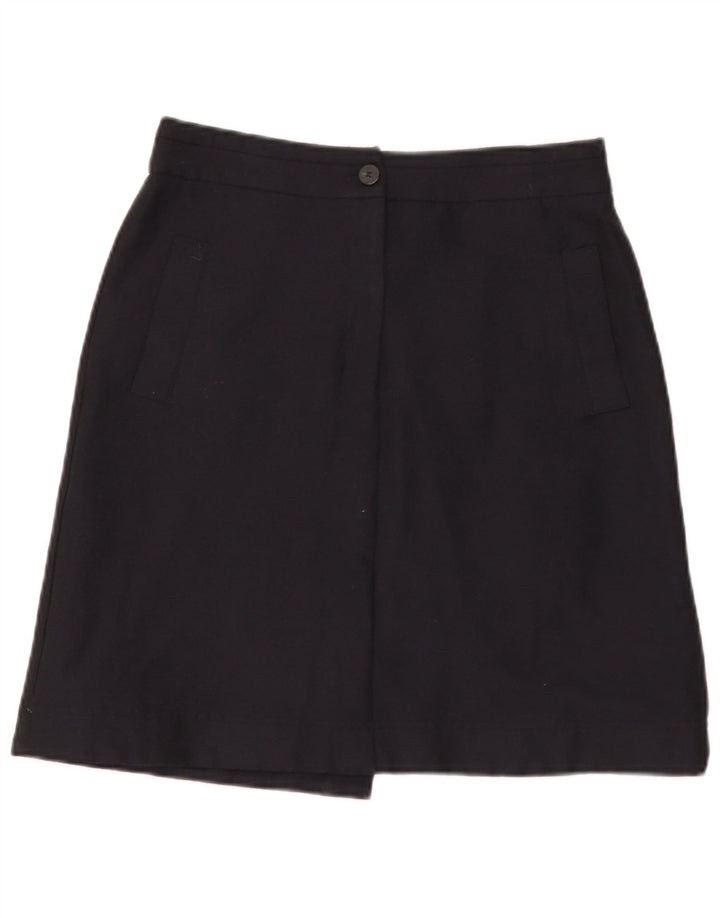Mauro Grifoni Γυναικεία Μίνι Φούστα IT 44 Medium W30 Navy Blue Wool