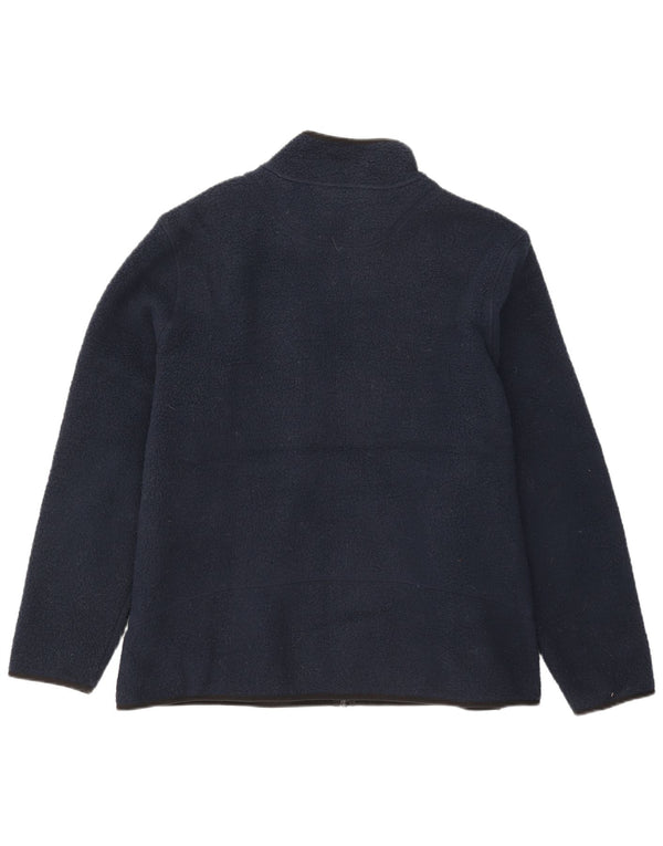 Marks & Spencer Ανδρικό Fleece Jacket UK 46 3XL Navy Blue Polyester