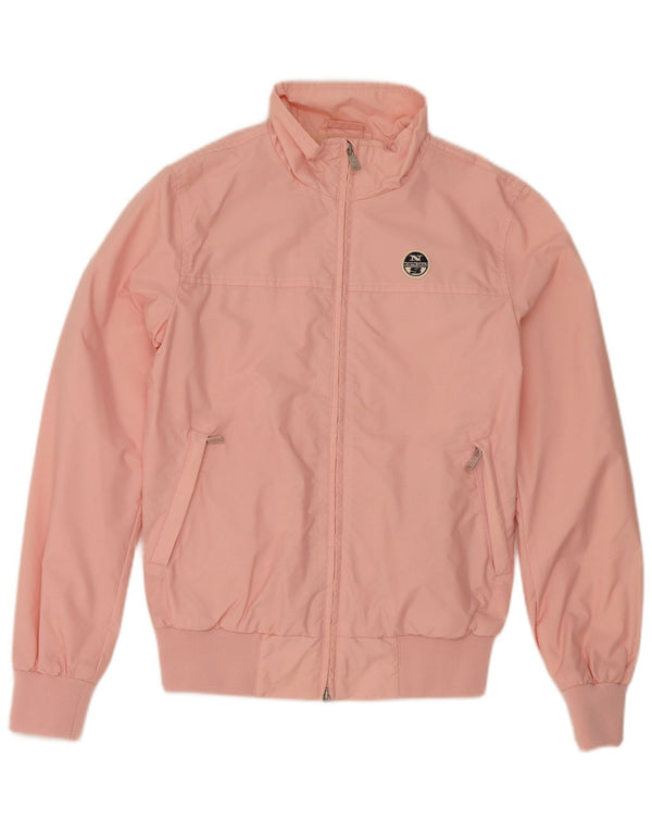 North Sails Γυναικείο Bomber Jacket UK 10 Small Pink Polyamide