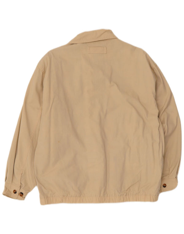Tommy Hilfiger Ανδρικό Bomber Jacket UK 36 Small Beige Cotton