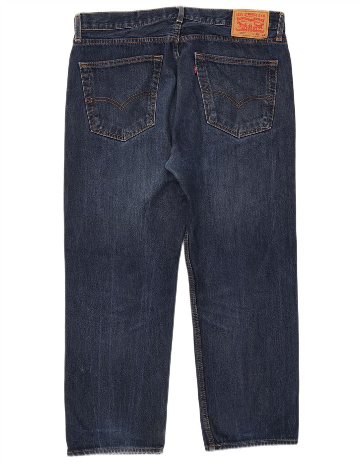 Ανδρικό τζιν Levi's Straight W36 L27 Μπλε βαμβακερό