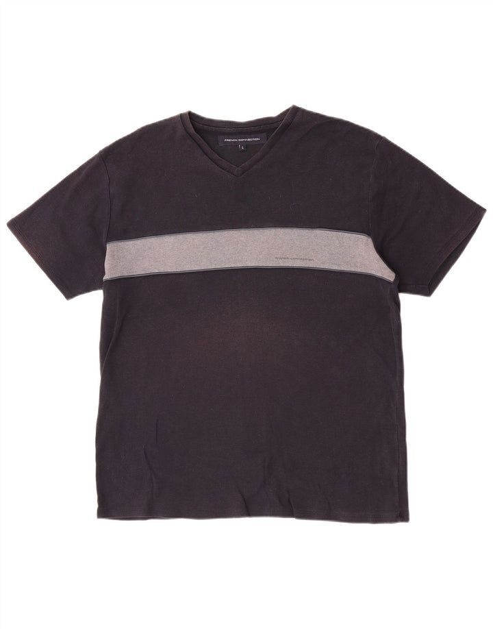 Γυναικείο κοντομάνικο μπλουζάκι French Connection Top Large Navy Blue