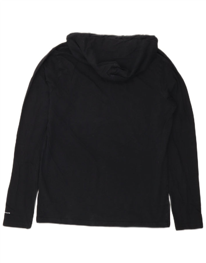 Jack & Jones Ανδρική μπλούζα με κουκούλα με μακρυμάνικο μεσαίο ναυτικό μπλε