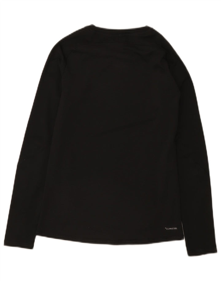 Adidas Boys Climacool Top μακριά μανίκια 11-12 ετών μαύρο πολυεστέρα