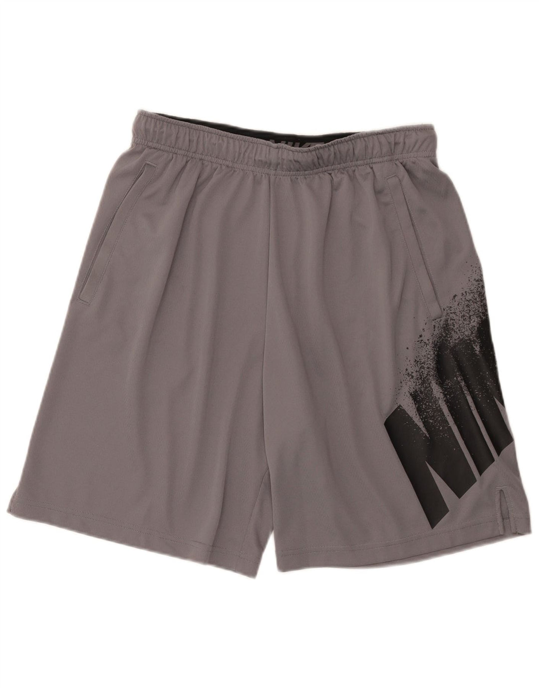Γραφικό αθλητικό σορτς Nike ανδρικό Dri Fit μεγάλο γκρι πολυεστέρα