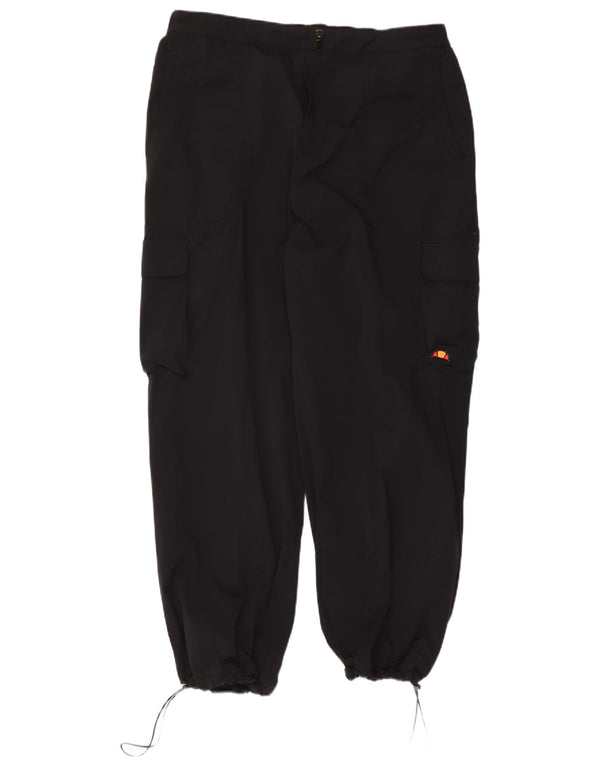 Ellesse Γυναικείο Ψηλόμεσο Joggers Παντελόνι Cargo UK 20 2XL W40 L29 Μαύρο