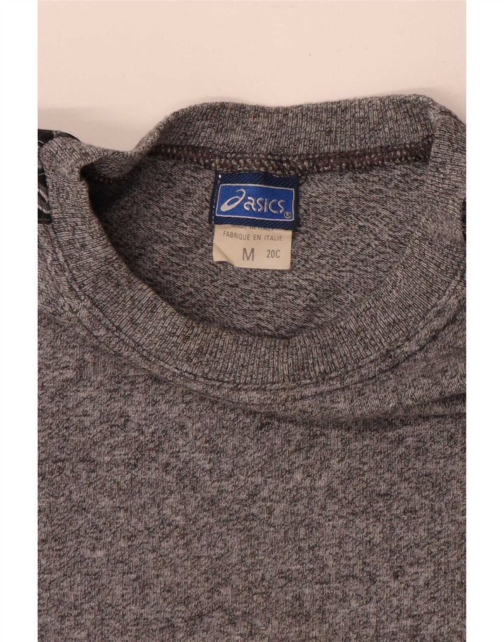 Ανδρικό γραφικό μπλουζάκι Asics Top Βαμβακερό μεσαίο γκρι
