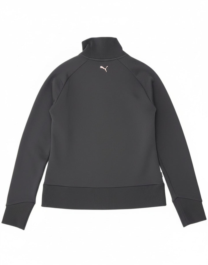 Γυναικεία αθλητική φόρμα γραφικών Puma Top Jacket UK 14 Medium Grey Colourblock