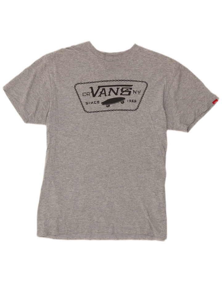 Ανδρικό γραφικό μπλουζάκι Vans Classic Fit Top Medium Grey Flecked