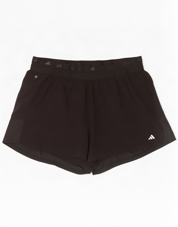 Ανδρικό αθλητικό σορτς Adidas Aeroready Graphic 2XL μαύρο πολυεστέρα