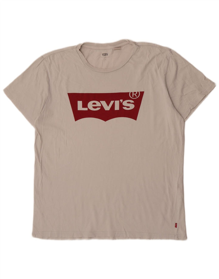 Ανδρικό γραφικό T-Shirt Levi's Top Large White