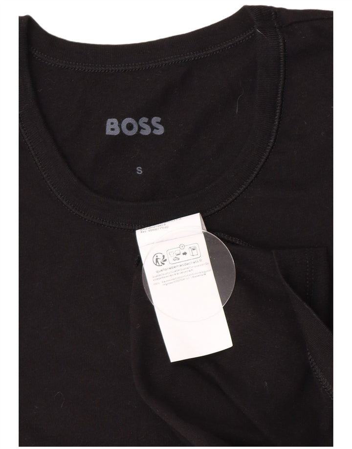 Ανδρικό T-Shirt Hugo Boss Top Μικρό μαύρο βαμβακερό