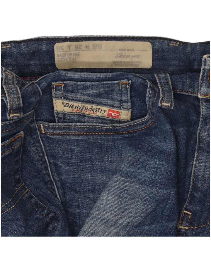 DIESEL Γυναικεία Skinzee Χαμηλής Μέσης Super Slim Skinny Jeans W25 L27 Blue