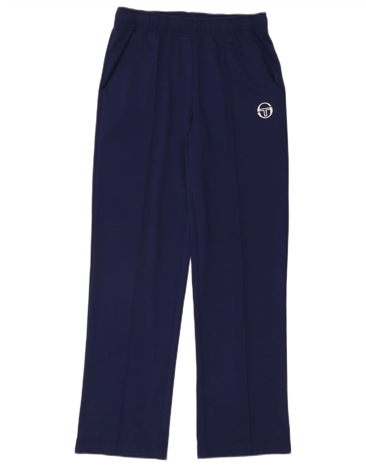 Sergio Tacchini Γυναικεία αθλητική φόρμα παντελόνι UK 8 Small Navy Blue Polyester