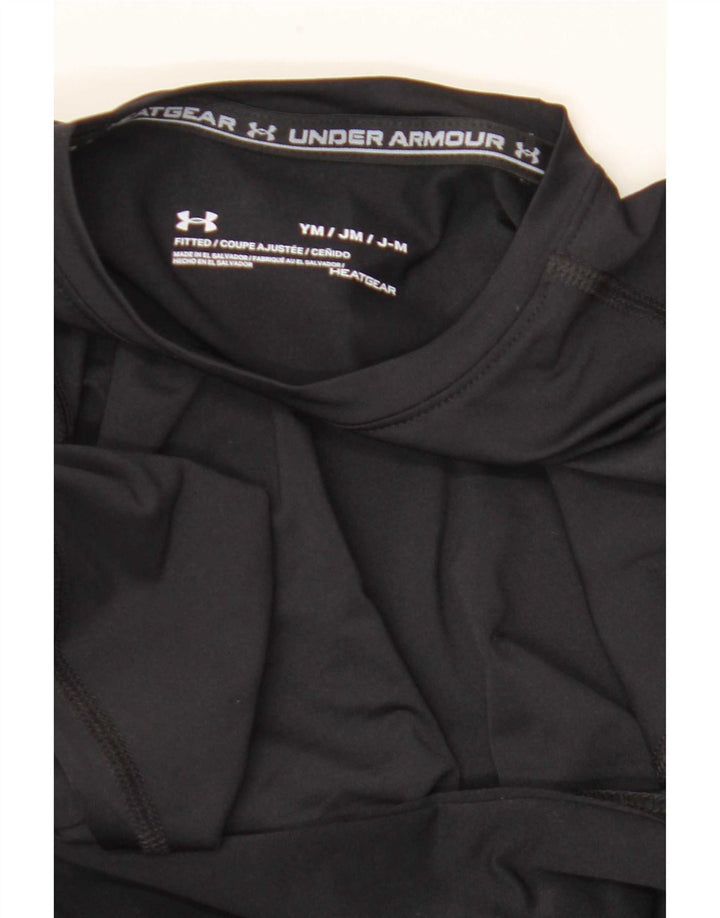 Under Armour Boys Heat Gear Top Μακρύ μανίκι 9-10 ετών Μεσαίο Μαύρο
