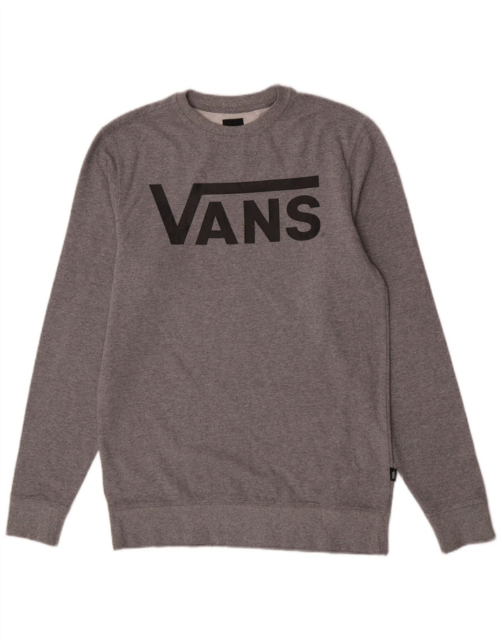 Ανδρικό γραφικό φούτερ Vans Jumper Μικρό Γκρι Βαμβακερό