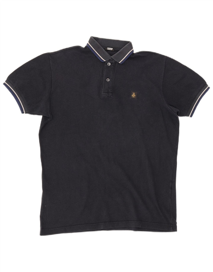Ανδρικό πουκάμισο πόλο REFRIGIWEAR Μεγάλο Navy Blue