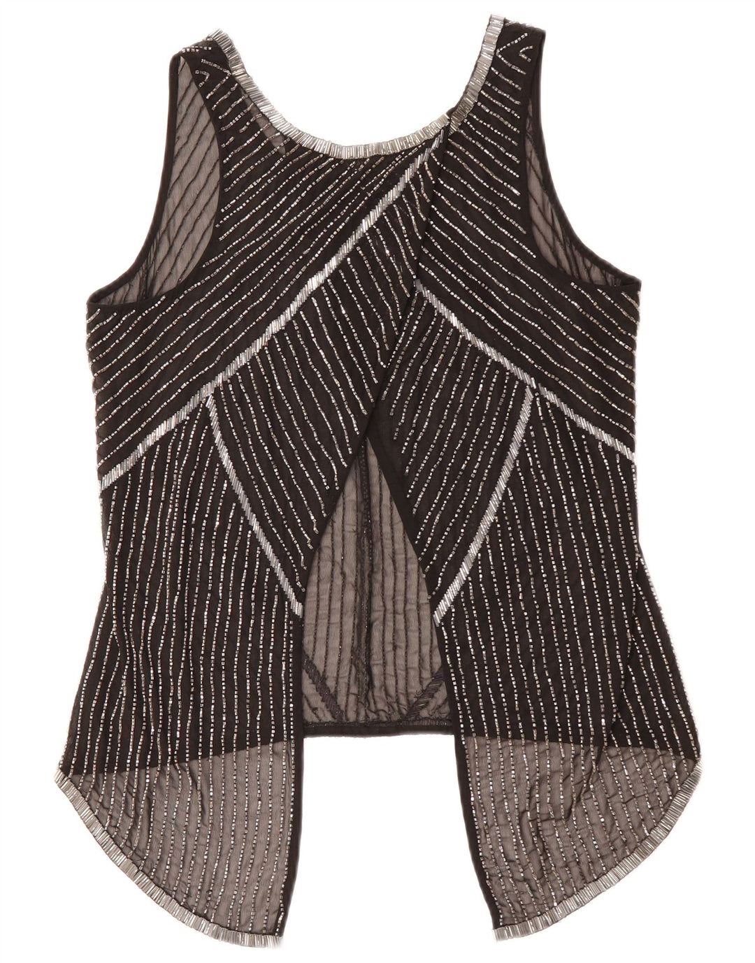 Γυναικεία αμάνικα BIBA See Through Top 10 Small Black Ride Polyester