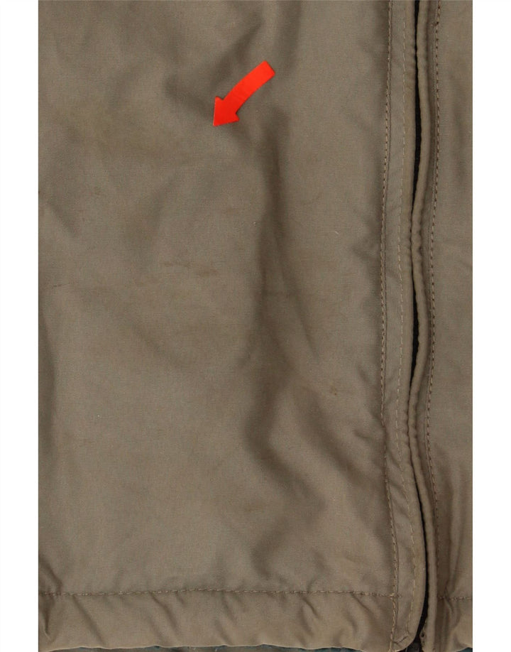 MULUC Womens Graphic Windbreaker Jacket UK 18 XL Grey Polyester Vintage Muluc and Second-Hand Muluc from Messina Hembry 