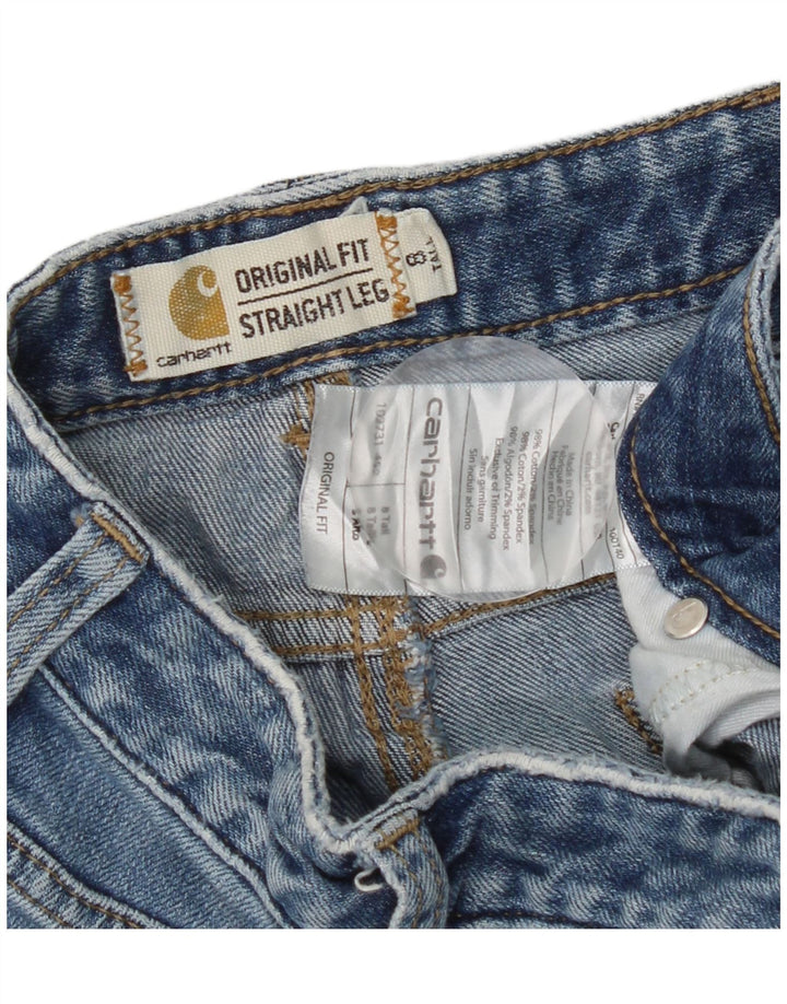Carhartt Γυναικείο ίσιο τζιν US 8 Medium W30 L31 Blue Cotton