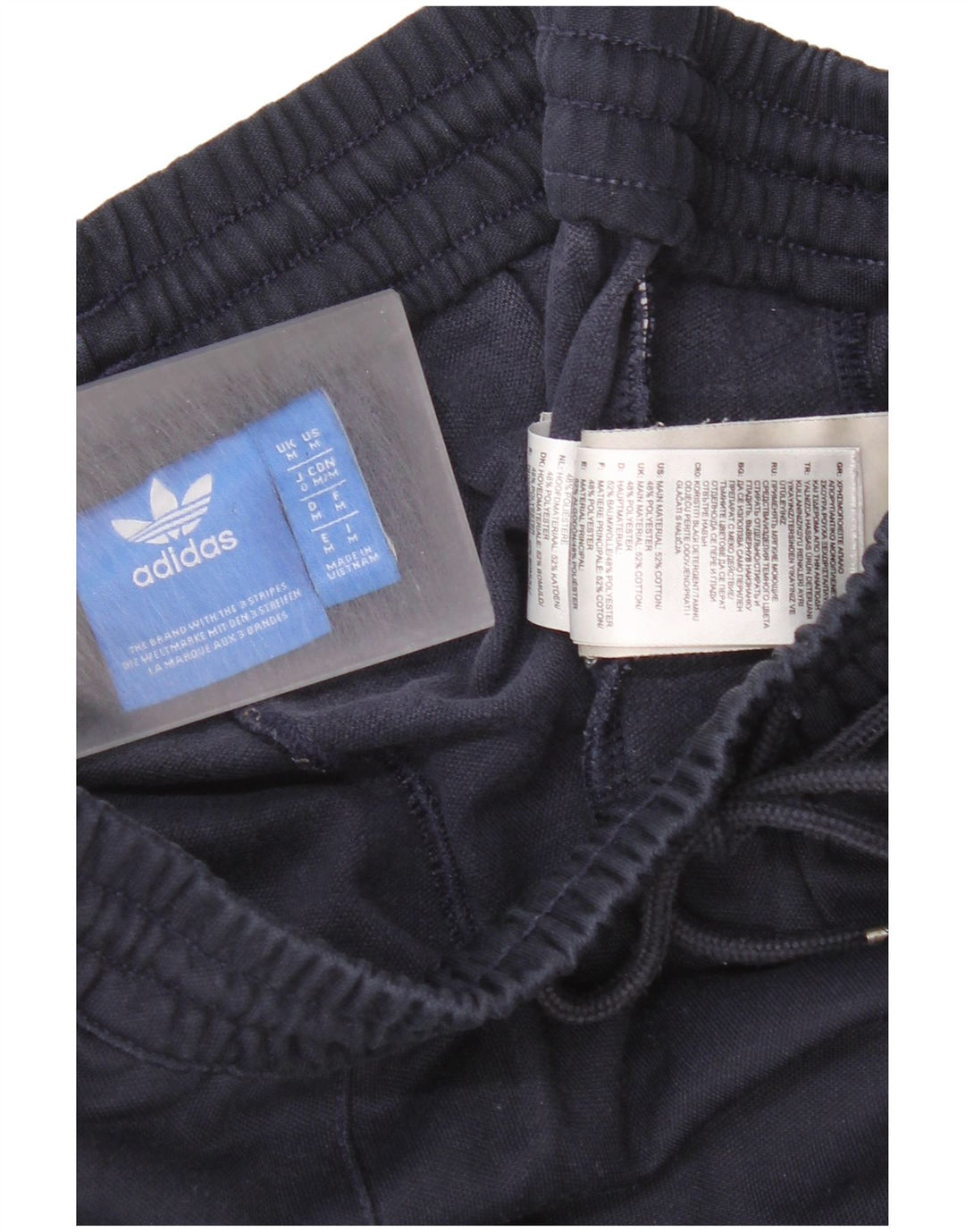 Γυναικεία αθλητική φόρμα Adidas Παντελόνι UK 14 Medium Navy Blue από βαμβάκι