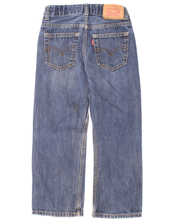 Levi's Boys 505 Regular Fit Straight Jeans 5-6 ετών W22 L20 Μπλε βαμβακερό