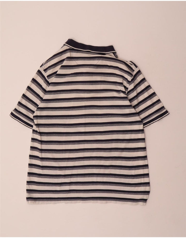 JAMES PRINGLE Ανδρικό πουκάμισο polo μεγάλο μπλε ριγέ βαμβακερό